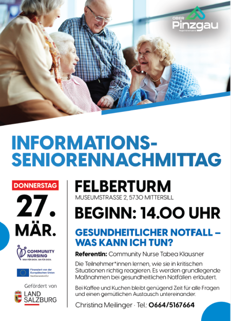 Informations-Seniorennachmittag